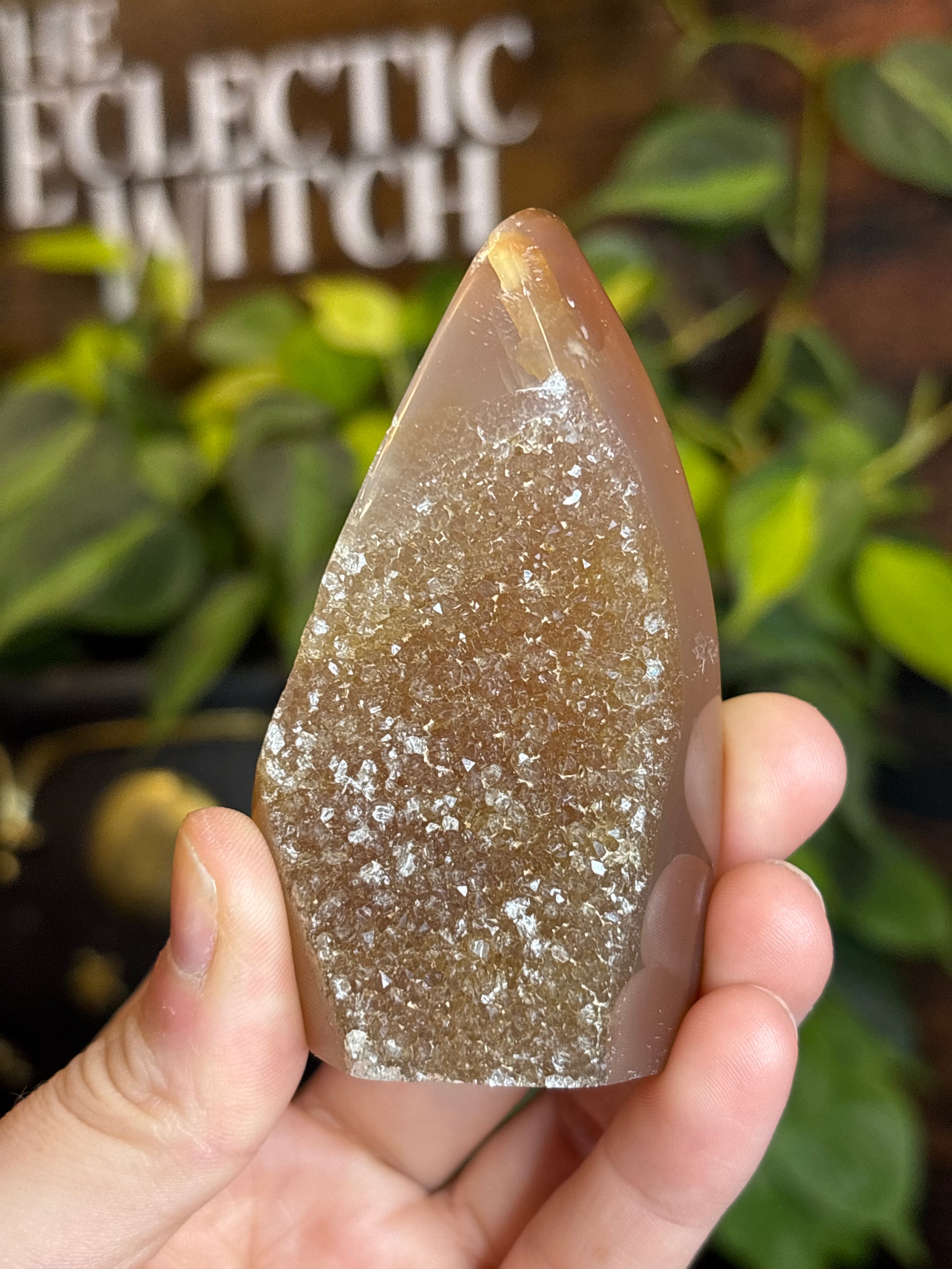 Druzy Agate Flame (A)