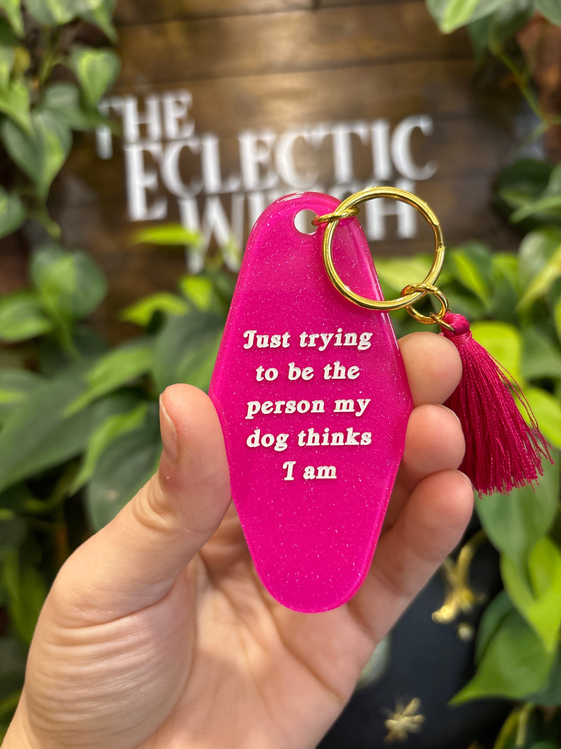 Motel-Style Keychains