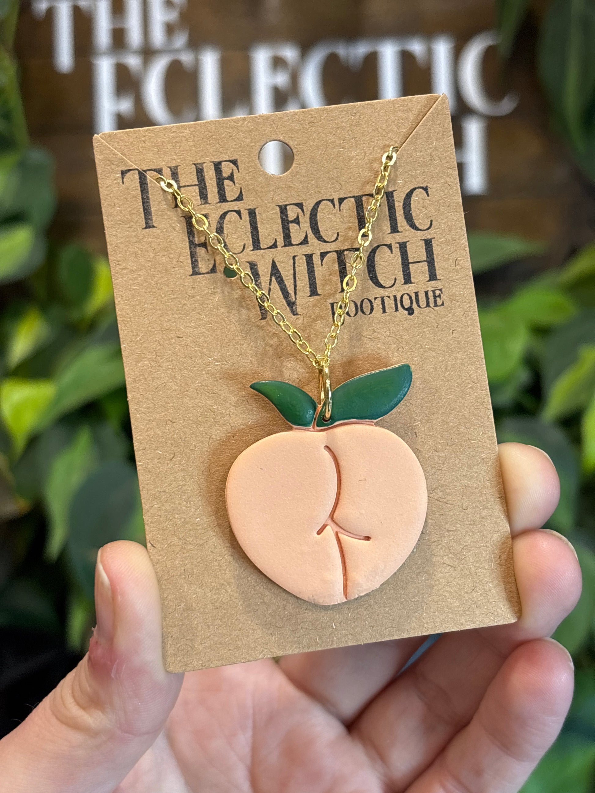 Peach Necklace