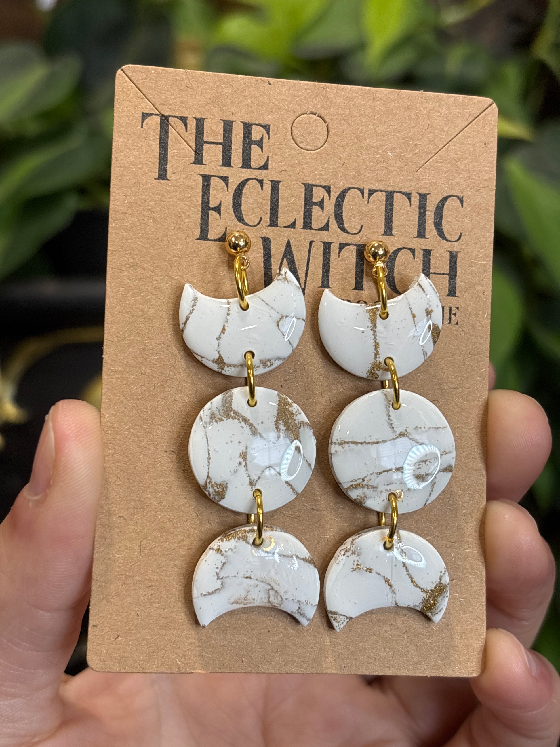 Moon Phase Earrings