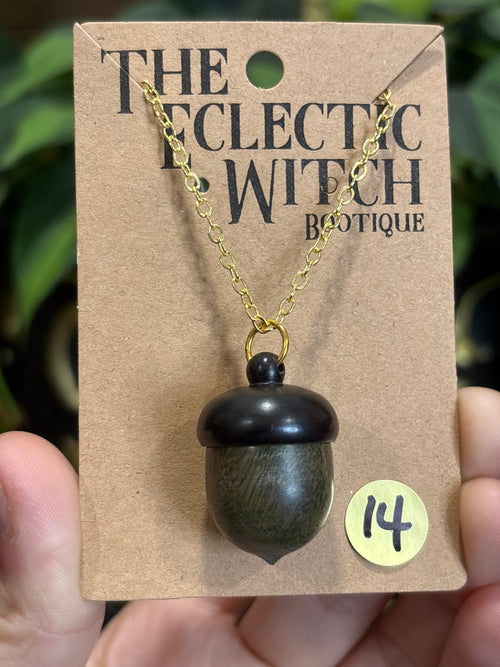 Acorn Jar Necklace