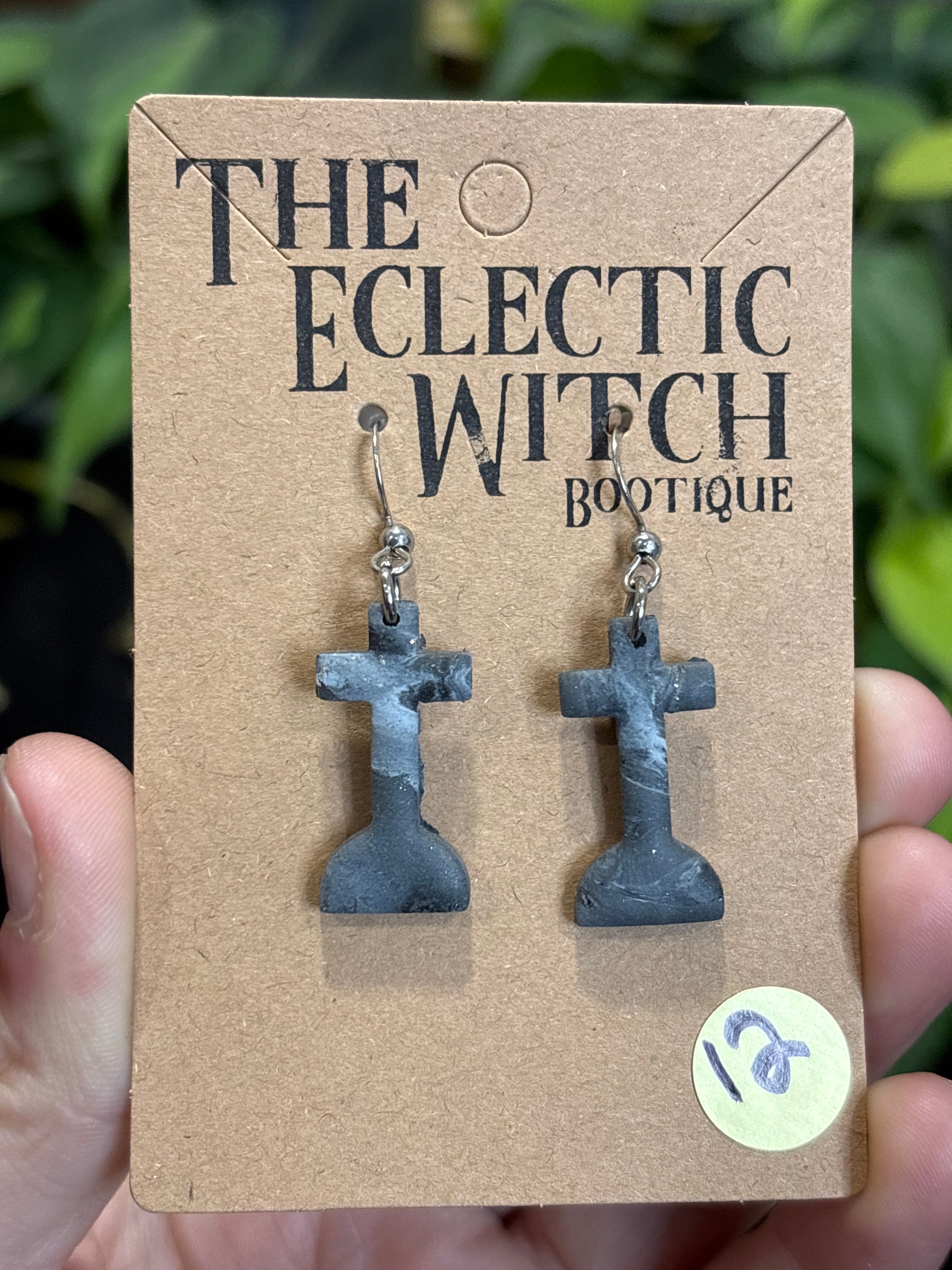 Headstone Earrings
