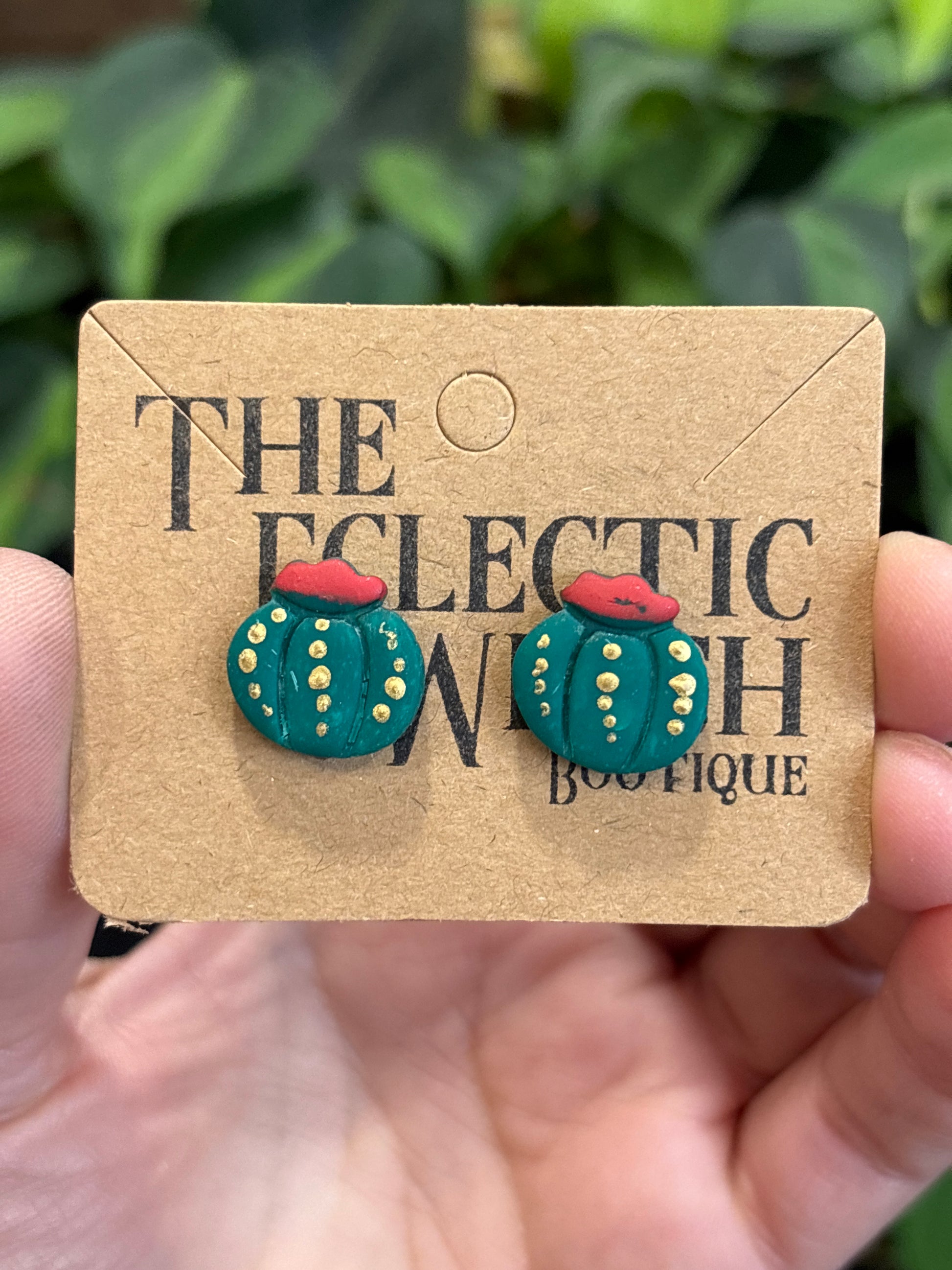 Balloon Cactus Earrings