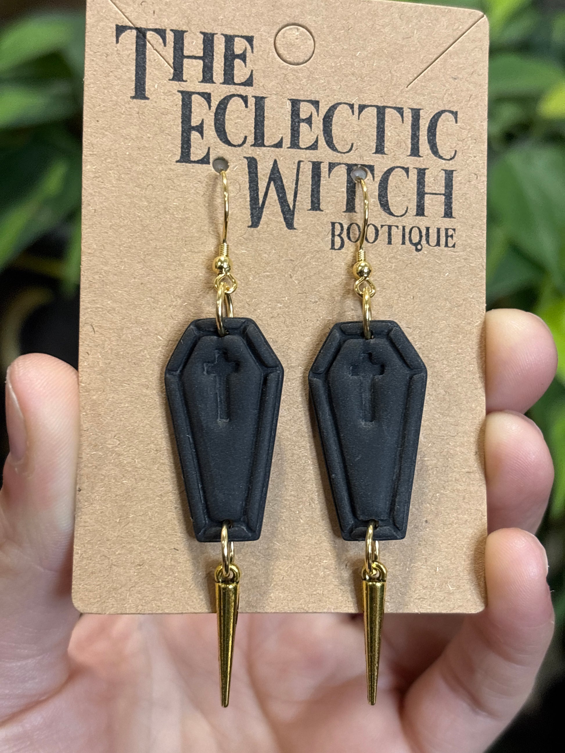 Vampire Coffin Earrings